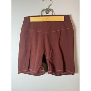 Sunzel‎ Size Women's Medium Athletic Biker Shorts - Maroon